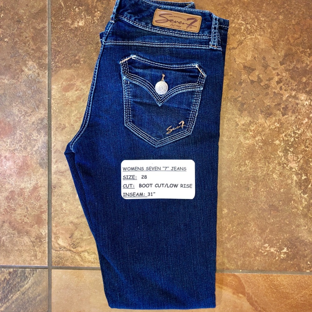 SEVEN “7” JEANS - ROCKER SLIM - WOMENS - SIZE 28